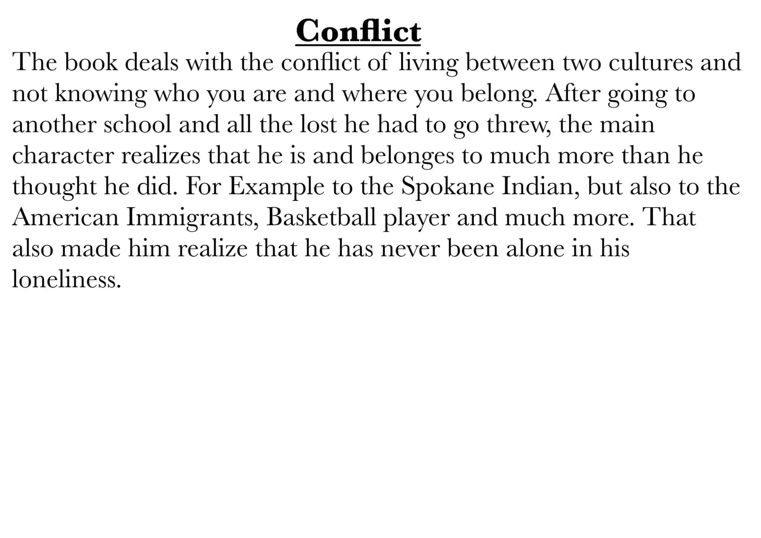 The Absolutely True Diary of a Part-Time
Indian by Sherman Alexie
RESERVATION RD
STOP
Sherman Alexie
The Absolutely True Diary
of a Part-Tim