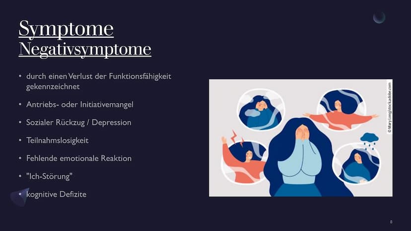 Was ist Schizophrenie?
●
●
●
●
●
●
●
●
●
Symptome:
●
●
●
Ursachen:
●
●
Schizophrenie Handout
Gedanken und Wahrnehmungen der Betroffenen verä