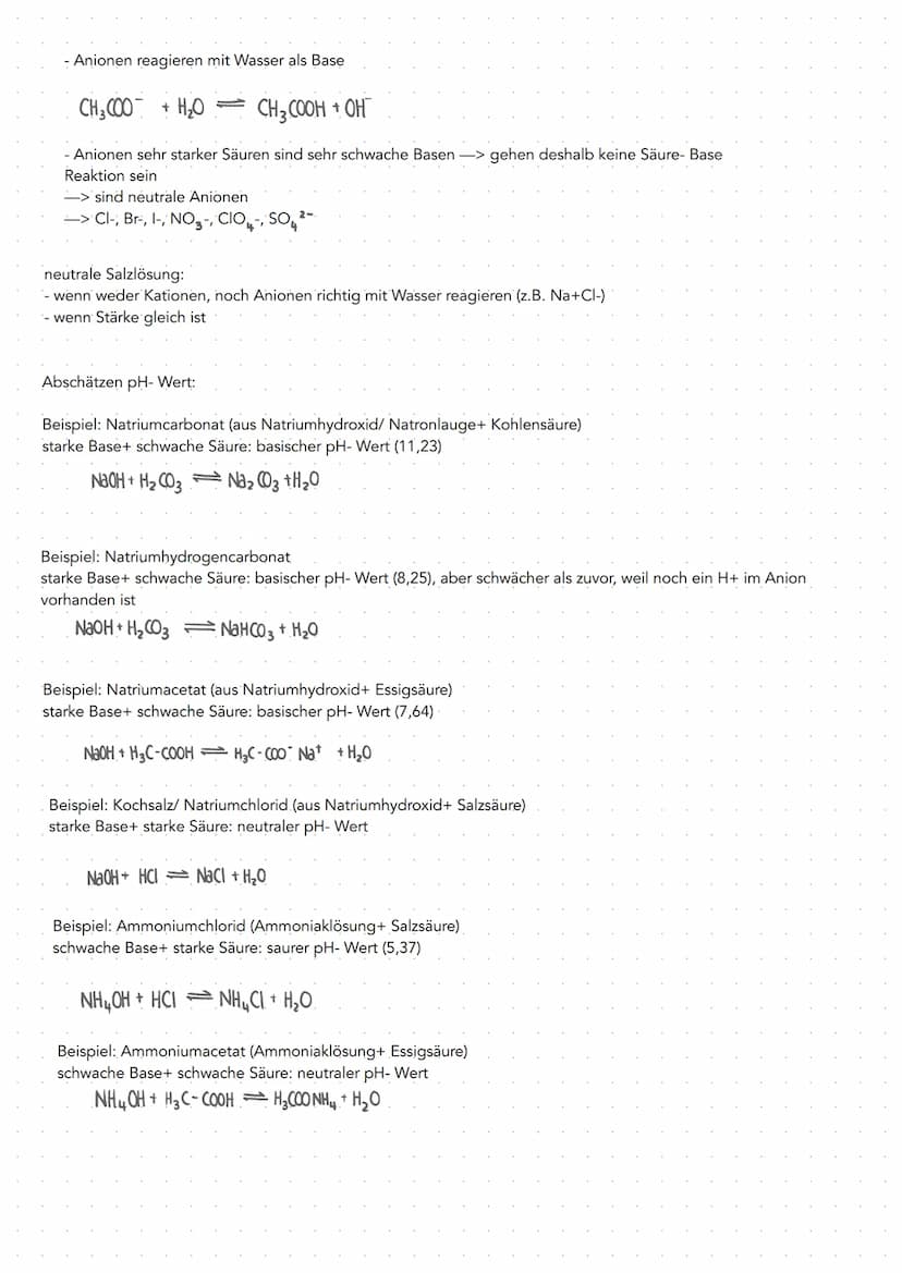 Säure- Base Definition Brönsted
Säuren: geben Protonen ab (= Protonendonator)
Basen: nehmen Protonen auf (= Protonenakzeptor)
Säure- Base- R