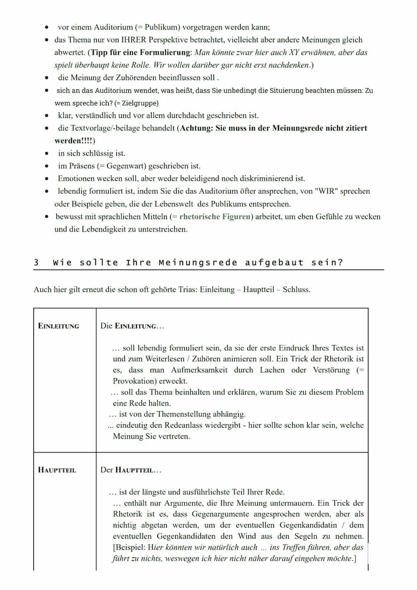 www.deutsche-grammatik.net
Grammatik, Rechtschreibung und Textsorten
sowie Literatur
Textsorten SRDP >> Meinungsrede
Die Meinungsrede
0 Defi
