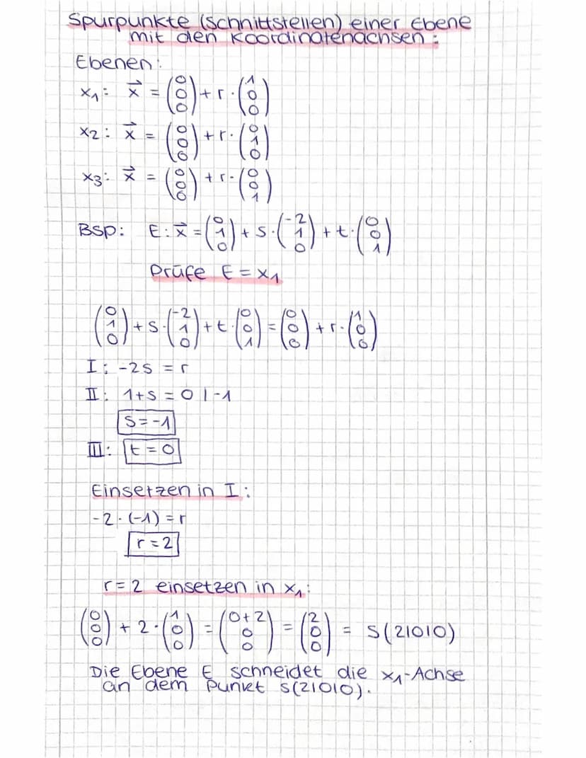 PUNKTE:
7x3
2
3
KX₁
3
2
1
X₁
Geometrie
1
3
2.
1
VEKTOREN: Ein Punkt, welcher in
Spaltenform notiert
ist. Bsp:
3
2
1x3
1
Ein Punkt im Raum is