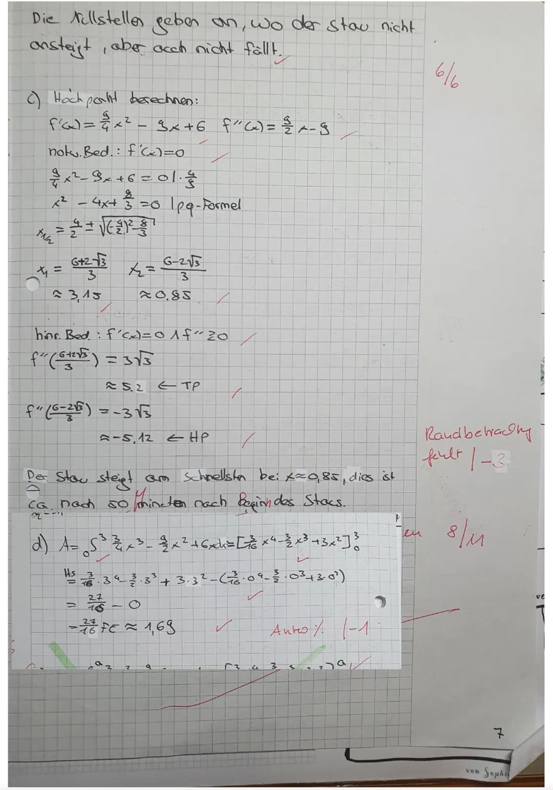 LK Mathematik Q1
2. Klausur
d) _ƒ(x)=x²-3x²+2x
443
Aufgabe 1)
Gib die Stammfunktionen an und vereinfache den Term:
a) f(x)=3x²-4x+7
X
a)
Hil