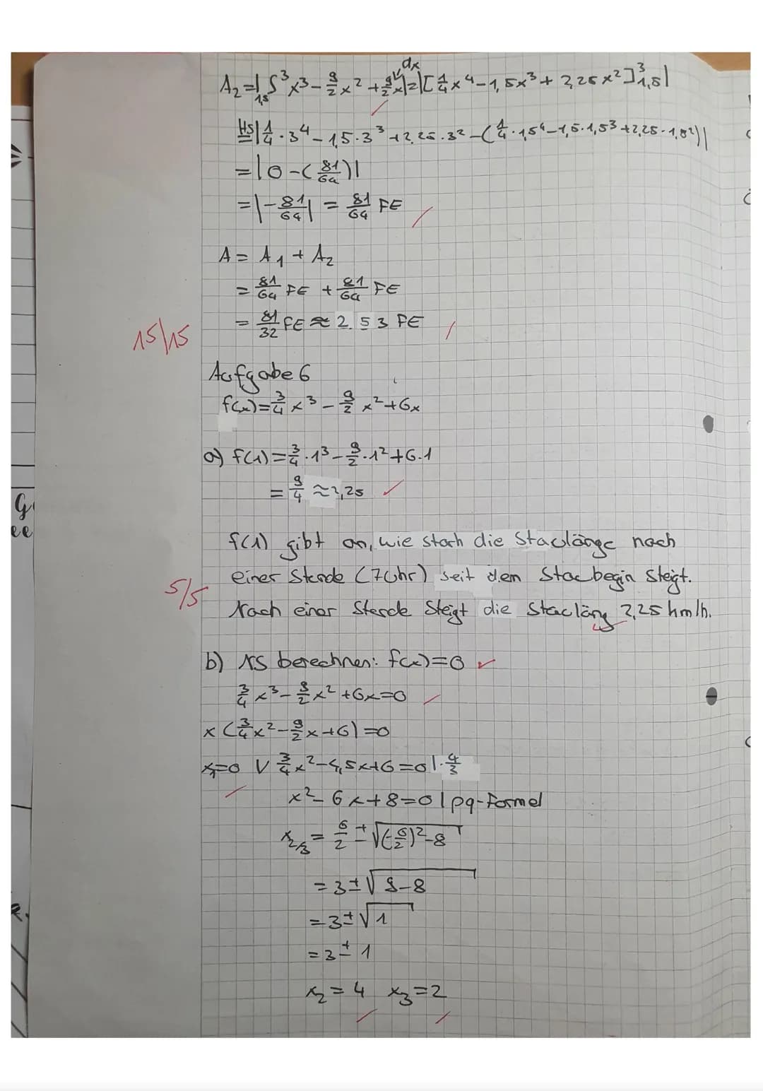 LK Mathematik Q1
2. Klausur
d) _ƒ(x)=x²-3x²+2x
443
Aufgabe 1)
Gib die Stammfunktionen an und vereinfache den Term:
a) f(x)=3x²-4x+7
X
a)
Hil