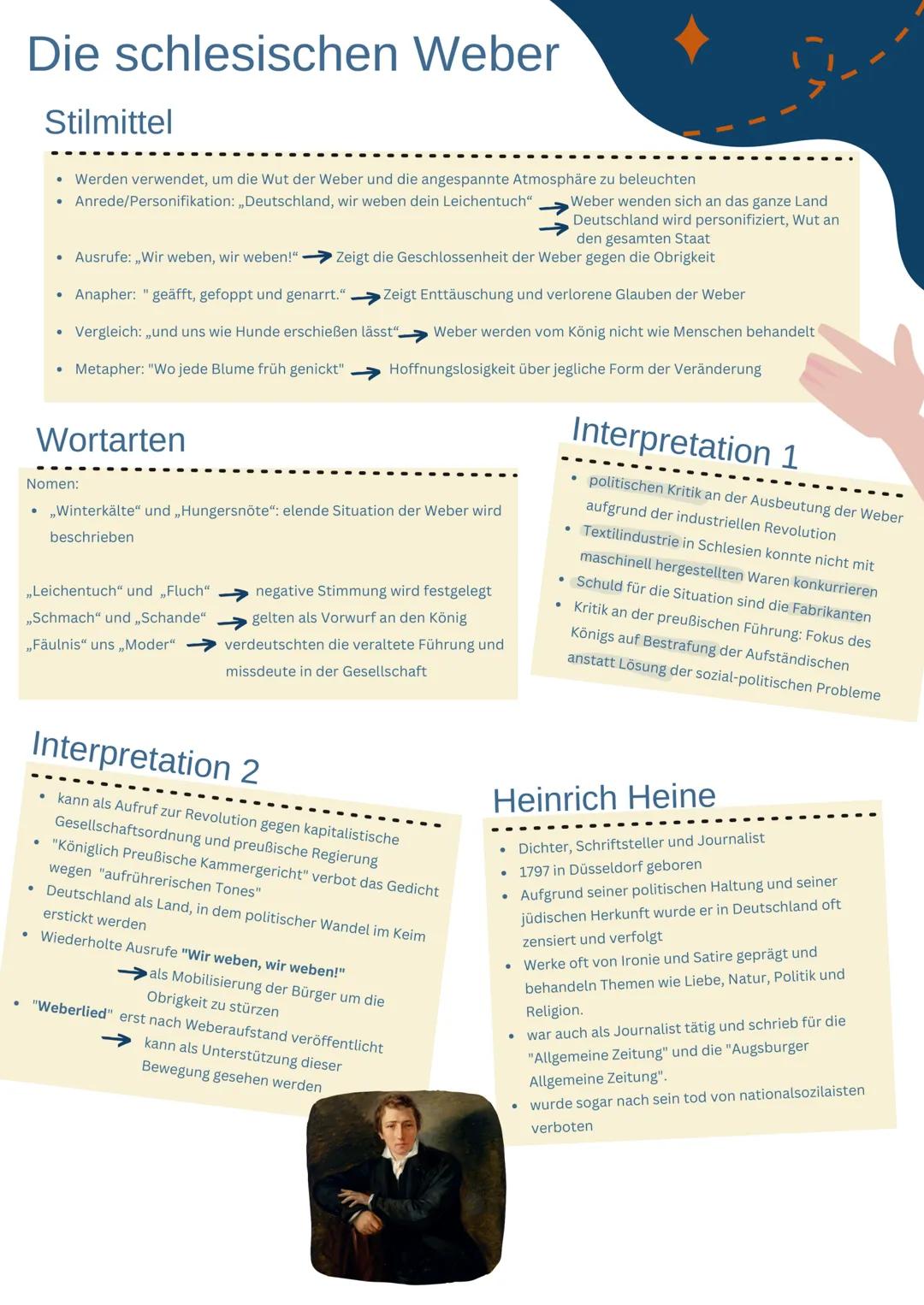 Die schlesischen Weber
Heinrich Heine
Die schlesischen Weber
L
Im dustern Auge keine Trane,
Sie sitzenam Webstuhl und Bletschen die Zahne
XD