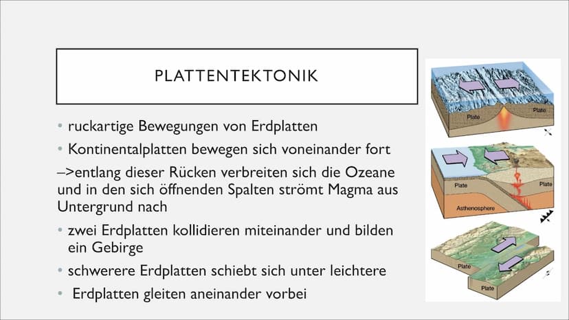 GEFÄHRDUNG VON
LEBENSRÄUMEN
Erdbeben • Definition
●
Erdbeben
• Scherbruch-
●
Hypothese
Entstehung
eines Erdbebens
●
INHALTSVERZEICHNIS
• Pla