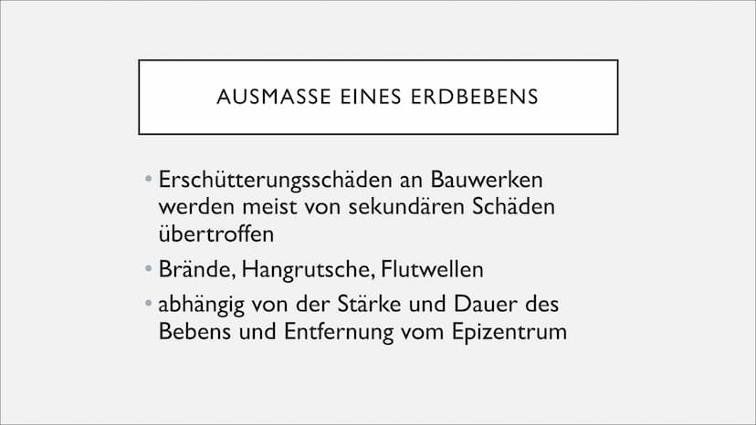 GEFÄHRDUNG VON
LEBENSRÄUMEN
Erdbeben • Definition
●
Erdbeben
• Scherbruch-
●
Hypothese
Entstehung
eines Erdbebens
●
INHALTSVERZEICHNIS
• Pla