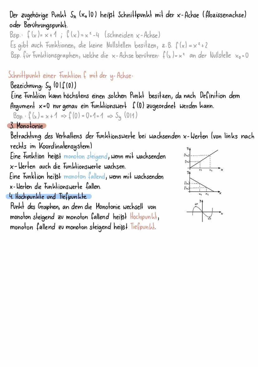 Funktionen
Eine Funktion ist eine eindeutige Zuordnung. Jedem Argument (x-Wert) aus dem
Definitionsbereich X wird genau ein Funktionswert ly