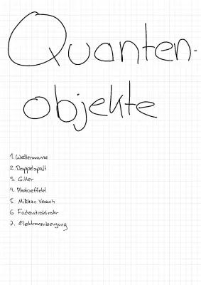 Know Quantenphysik Zusammenfassung  thumbnail