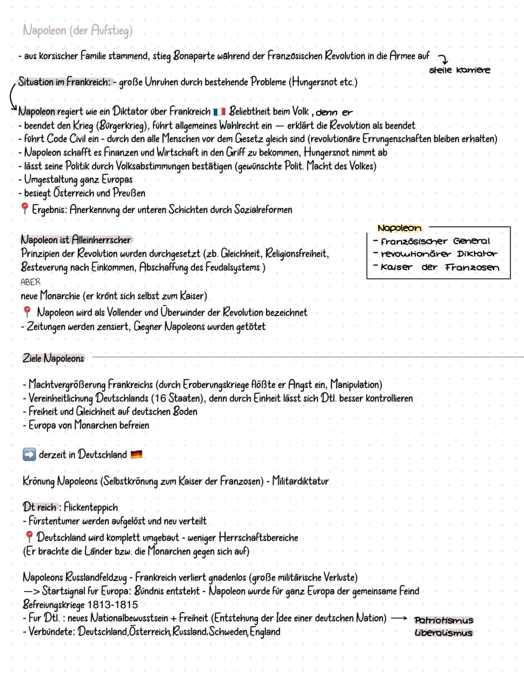 Geschichte Lernzettel - Die Französische Revolution
Ausgangslage
- Zeit des Absolutismus (gesamte Macht liegt beim König)
- Gesellschaft in 