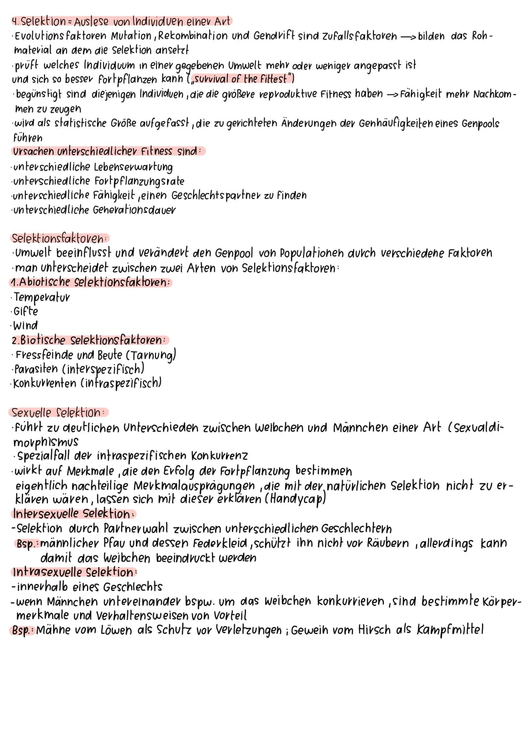 theorien
Lamarcks-Theovie:
aktive Anpassung der Arten durch Vererbung -in sich widersprüchliche Annahme
vervollkommungstvieb - Innever Drang