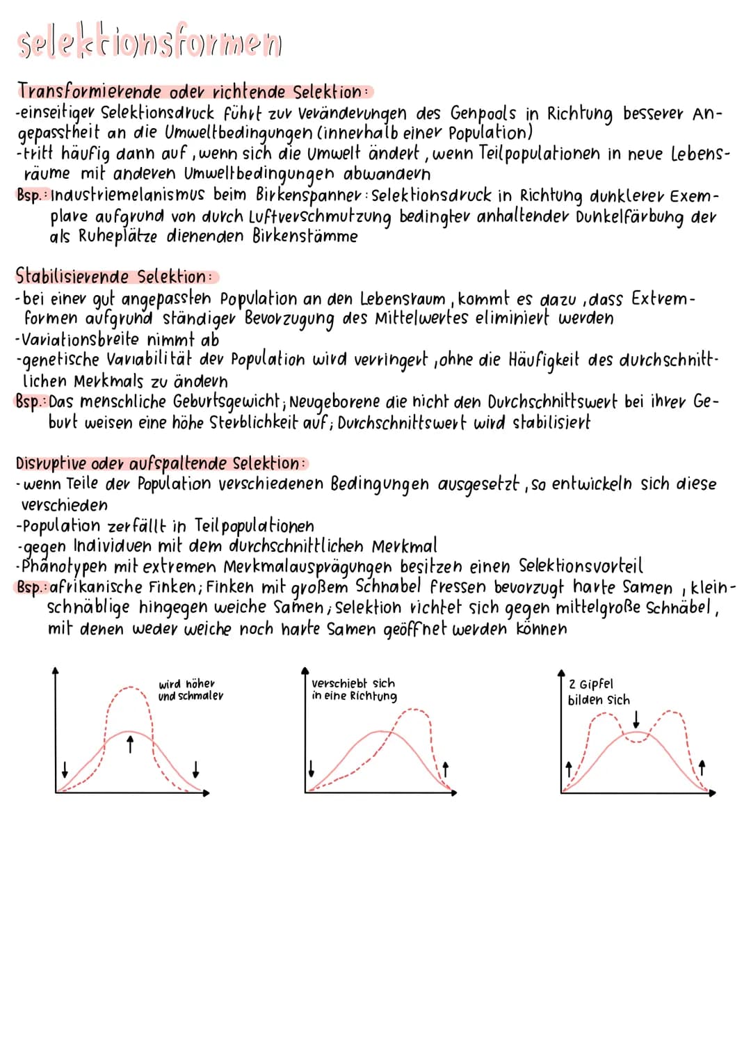 theorien
Lamarcks-Theovie:
aktive Anpassung der Arten durch Vererbung -in sich widersprüchliche Annahme
vervollkommungstvieb - Innever Drang