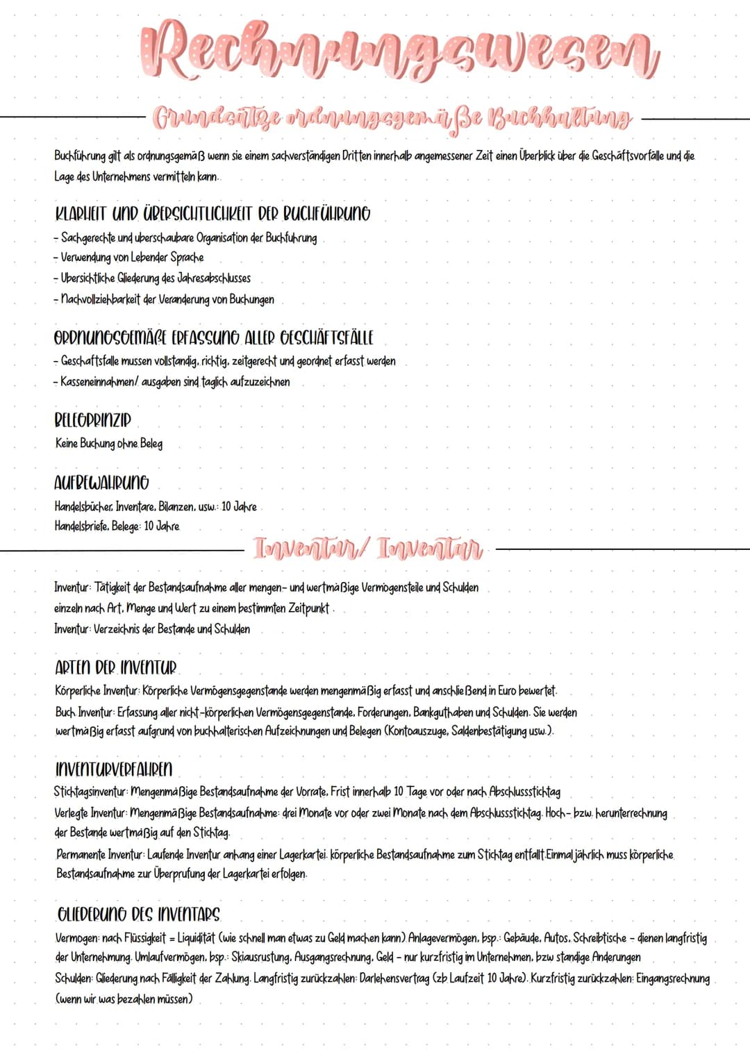 Rechnungswesen
Interesse am Rechnungswesen
1. DER UNTERNELIMER/ DAS UNTERNEHMEN
-wie hoch war mein Gewinn/Verlust im letzen Jahr?
- kann ich