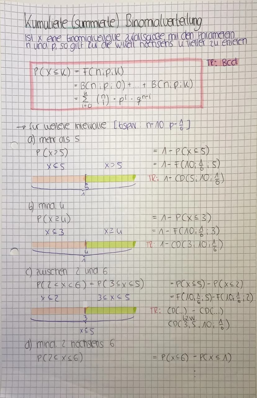 "D
Bernoulli-Versuch:
→ Bernoulli Experiment:
2 Zufallsexperiment, mit zwei mcgüchen Ausgangen
E = Tiefer fridg
- P(E) =P (Tieffer what)
€ =
