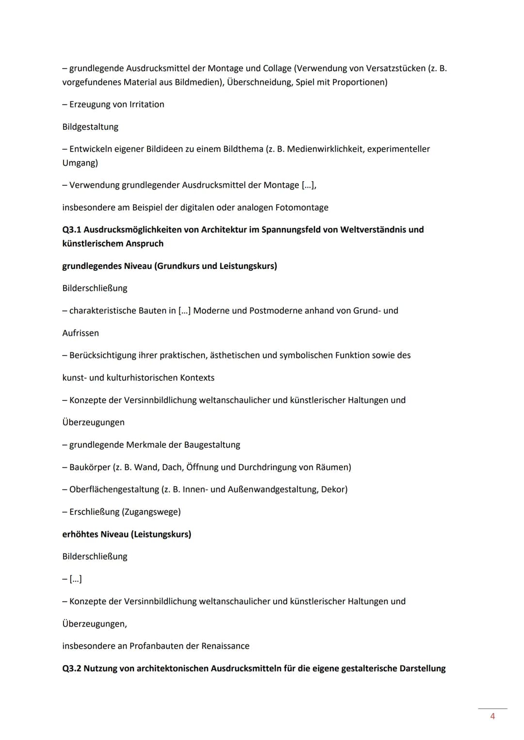 Inhaltsverzeichnis
Schwerpunktthemen
Q1 Entwicklung der Malerei
1. Leitfaden Bildanalyse
2. Leitfaden Grafik
3. Überblick über die Kunstgesc