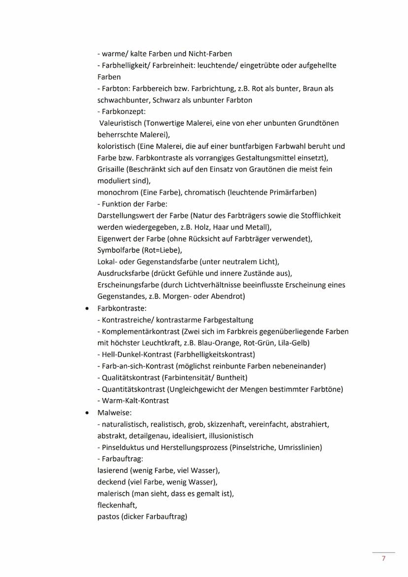 Inhaltsverzeichnis
Schwerpunktthemen
Q1 Entwicklung der Malerei
1. Leitfaden Bildanalyse
2. Leitfaden Grafik
3. Überblick über die Kunstgesc