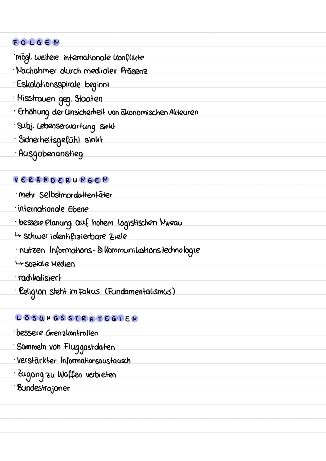 TERRORISMUS LERVIETTEL
WAS IST TERRORISMUS?
BEDEUTUNG
gewaltsames Vorgehen gegen Zivilisten
Lplanmäßig
MER MALE
(1) politisch motiviert
(2) 