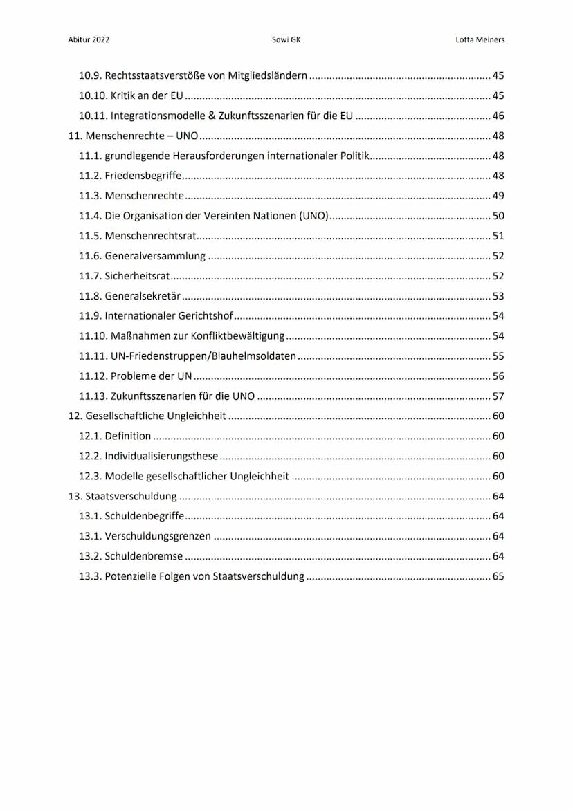 Abitur 2022
Sowi GK
Inhalt
1. Wirtschaftsziele
1.1. Stabilitäts- & Wachstumsgesetz.
1.2. Primärziele
1.3. Sekundärziele..
1.4. Magisches Vie