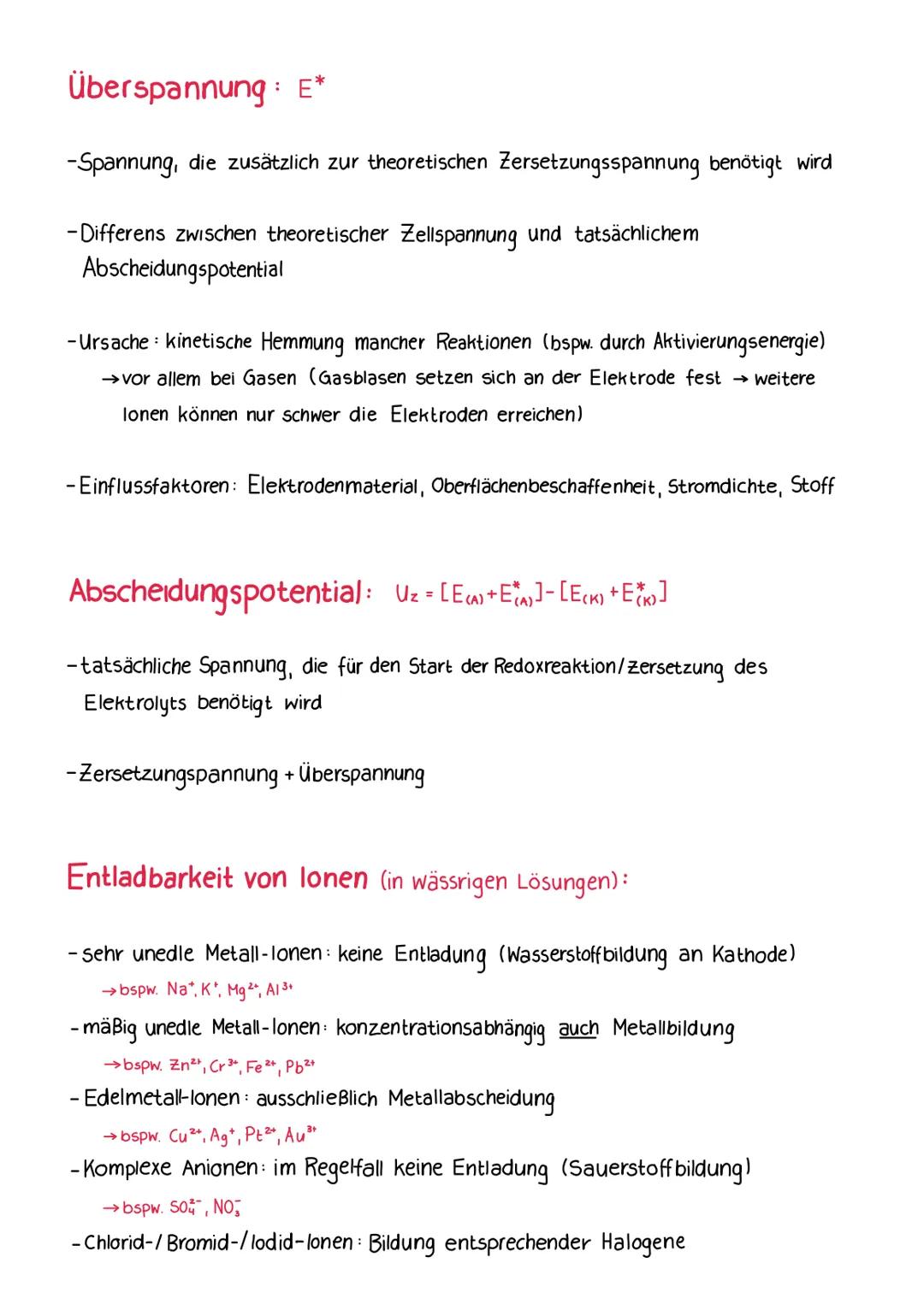 # Elektrolyse

- Trennung chemischer Verbindungen zur Herstellung Neuer mit Strom, Feinreinigung
von Metallen und quantitativen Bestimmung v