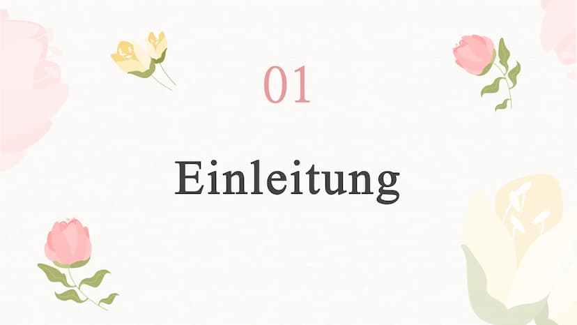 Diagrammarten Inhaltsverzeichnis
01
Einleitung
Inhalt dieser Präsentation, was
sind Diagramme eigentlich?
02
Diagrammarten
Verschiedene Diag
