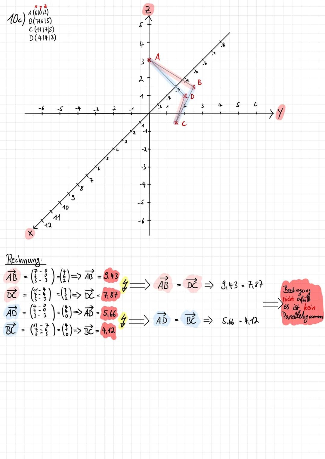 Buch
5.36-37
Nr. 6-9
DER BETRAG EINES VEKTORS
6a) (a): Tal
b) (₁2²) · |à | = √5² + 12²
c) (3²) = -√3)²+(-5)² =√34
= 5,83
d) (²) ·|à | = -√5²