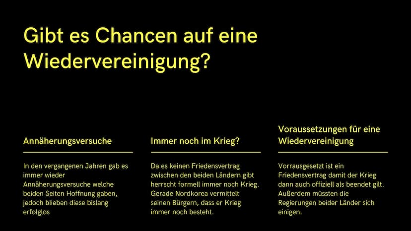 1950-1953
- Der Koreakrieg Der
Koreakrieg
Das passierte von 1950 - 1953
und so beeinflusste es das Leben
der Menschen
1. Allgemeines
2. Wie 