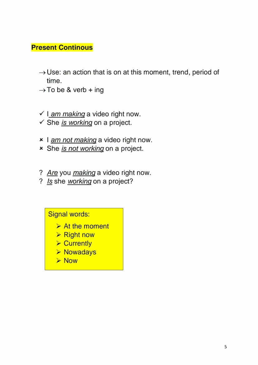 12
English
Tenses
0₂ Inhaltsverzeichnis
Overview...
Present Simple..
Present Continous..
Present Perfect..
Present Perfect Continous..
Past 