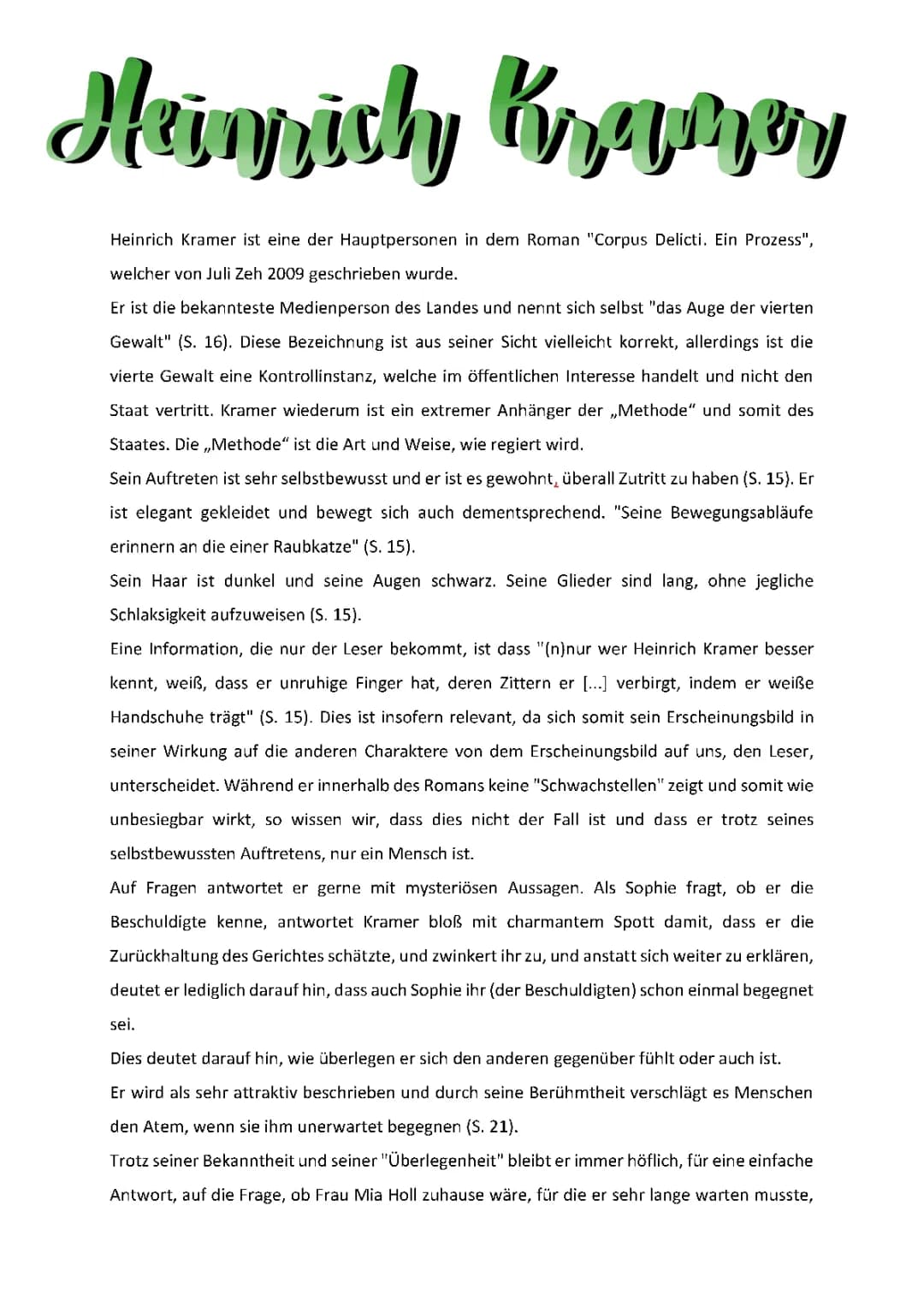 Heinrich Kramer und sein Corpus Delicti: Hexenhammer, Beruf und mehr