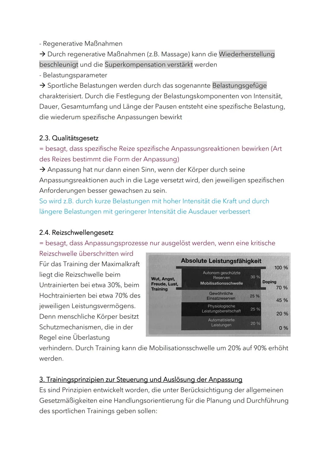 1. Gesundheit und Fitness
1.1. Vergleich von Gesundheits- und Fitnesstraining
→ Def. Gesundheit: Gesundheit ist ein Zustand des vollständige