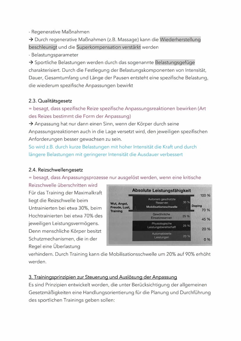 1. Gesundheit und Fitness
1.1. Vergleich von Gesundheits- und Fitnesstraining
→ Def. Gesundheit: Gesundheit ist ein Zustand des vollständige