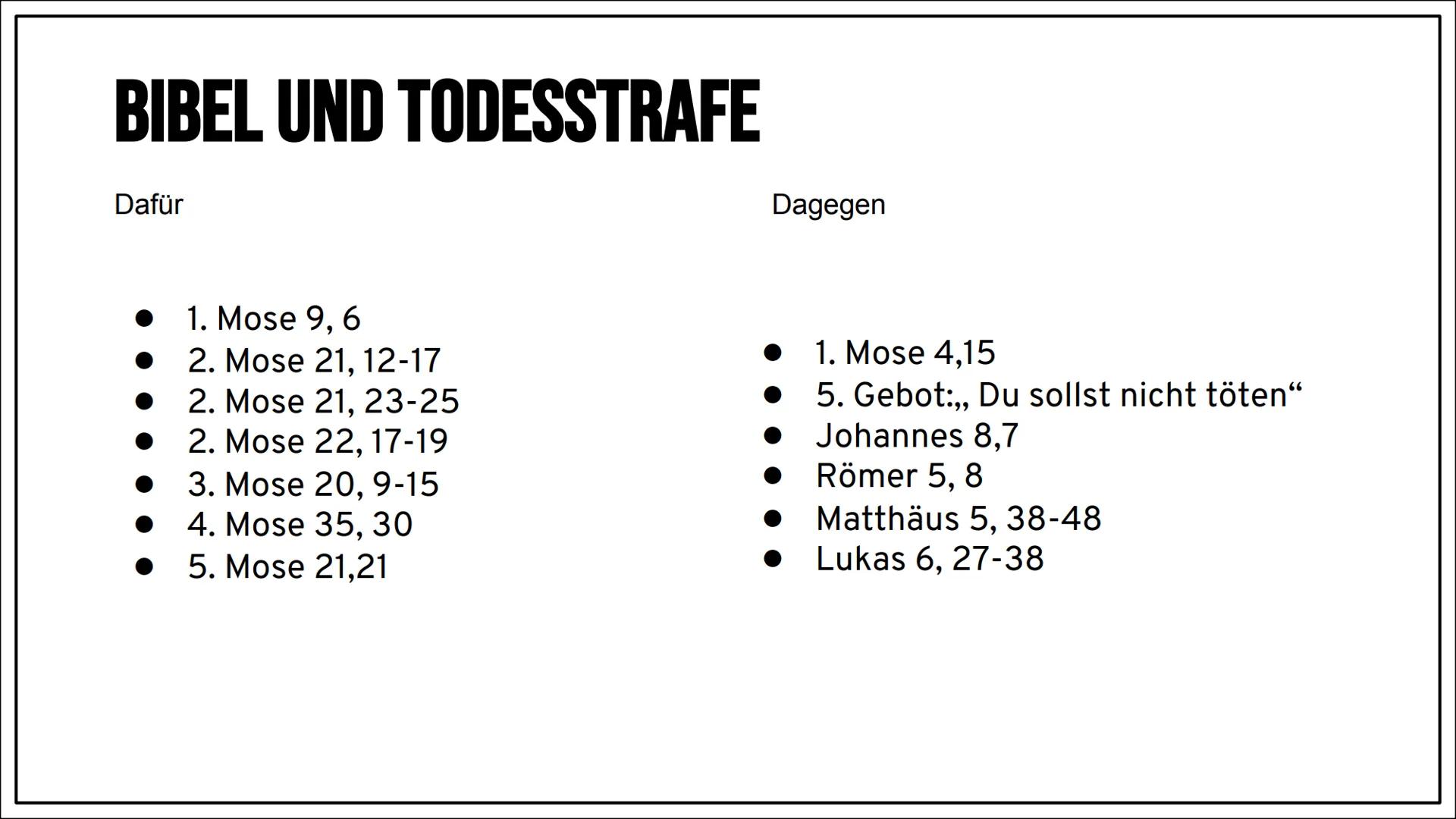 DIE
TODESSTRAFE INHALTSVERZEICHNIS
Was ist die Todesstrafe eigentlich?
Geschichte der Todesstrafe
Welche Formen der Todesstrafe gibt es?
Wel