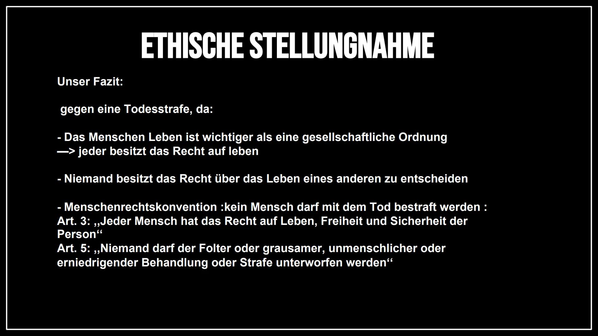 DIE
TODESSTRAFE INHALTSVERZEICHNIS
Was ist die Todesstrafe eigentlich?
Geschichte der Todesstrafe
Welche Formen der Todesstrafe gibt es?
Wel