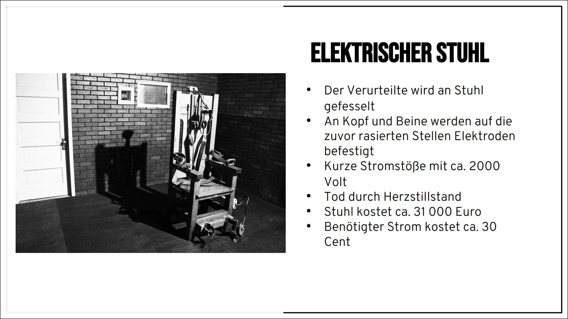 Alles zur Todesstrafe: Pro und Kontra, Fakten und Statistiken