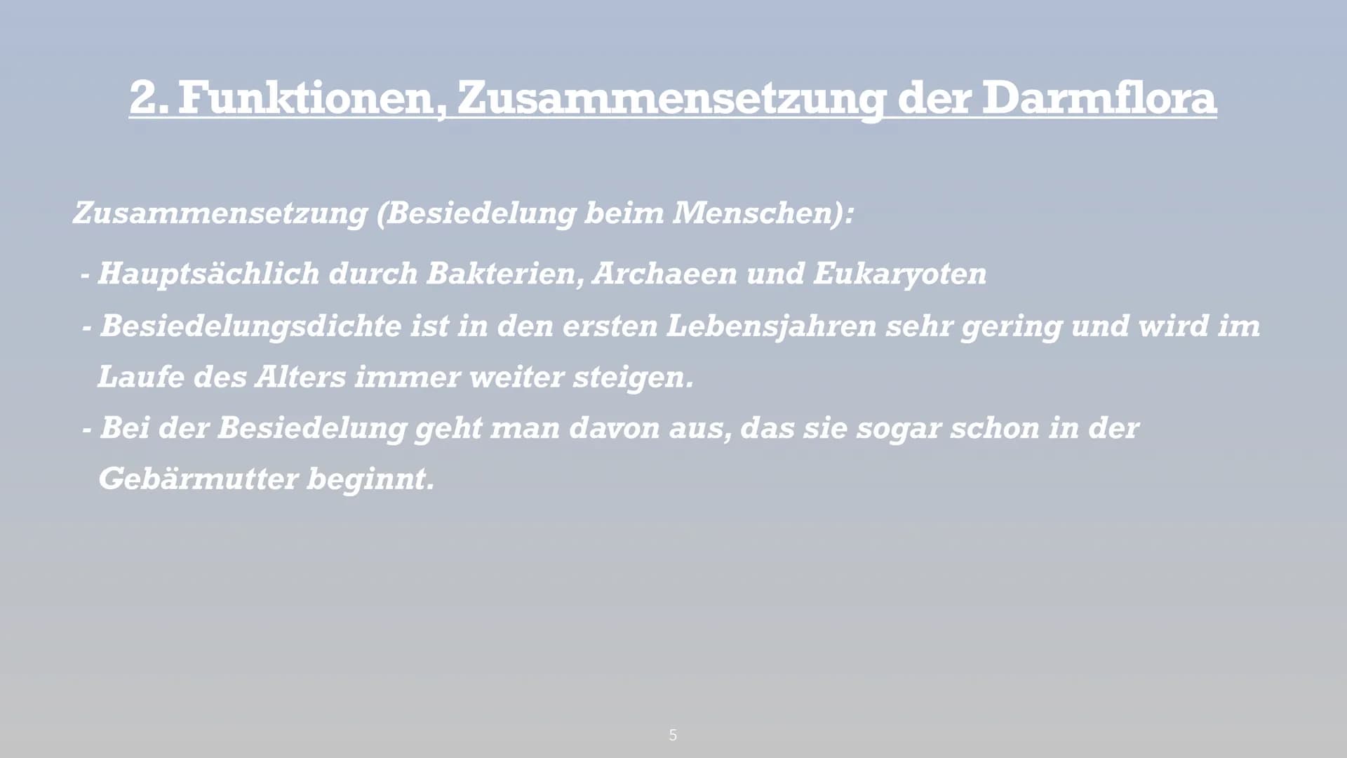 Symbiose- Darmflora
添 Handout Biologie: Symbiose Darmflora
Gliederung:
1. Was ist eigentlich Darmflora?
2. Funktionen, Zusammensetzung der D