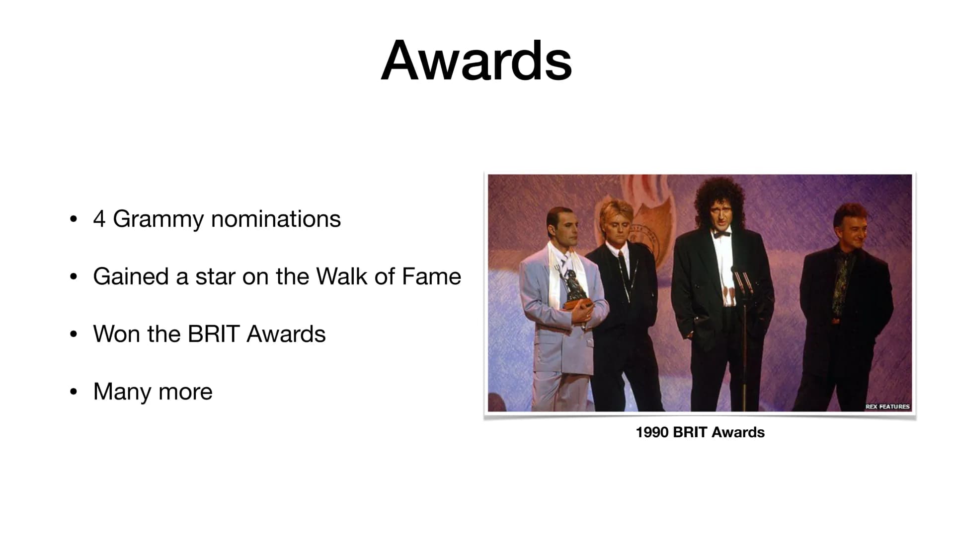 QUEEN ●
●
●
General information
Structure
History of Queen
Queen without Freddie Mercury?
Music style
Awards ●
British band from London
• Fo