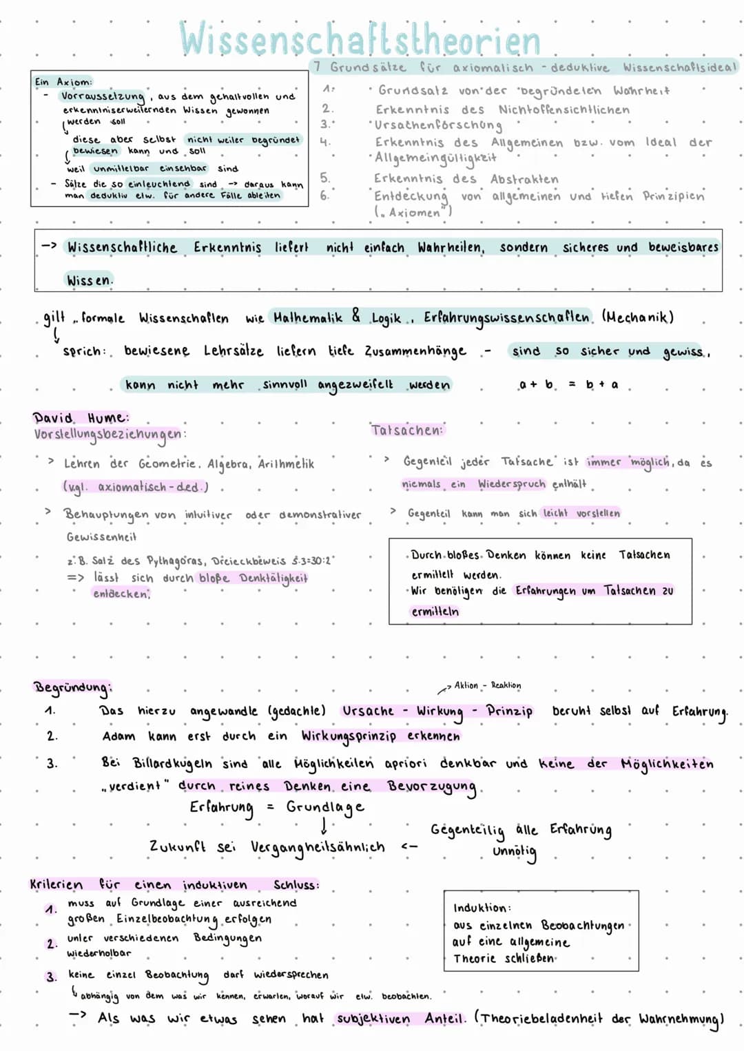 Ein Axiom:
>
Vorraussetzung, aus dem gehaltvollen und
erkenniniserweiternden Wissen gewonnen
(werden soll
diese aber selbst Inicht weiler be