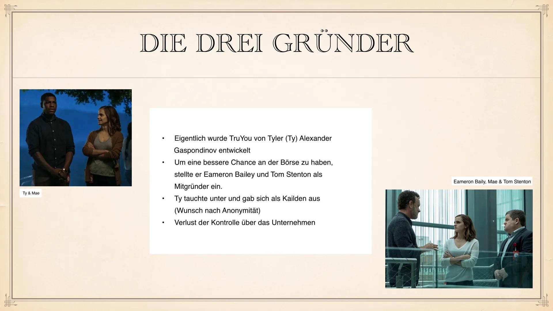 THE CIRCLE
-DAVE EGGERS
PRÄSENTATION VON
DER
CIRCLE
ROMAN
UU
DAVE
EGGERS F
Autor: Dave Eggers
> Inhaltszusammenfassung + Personenkonstelatio