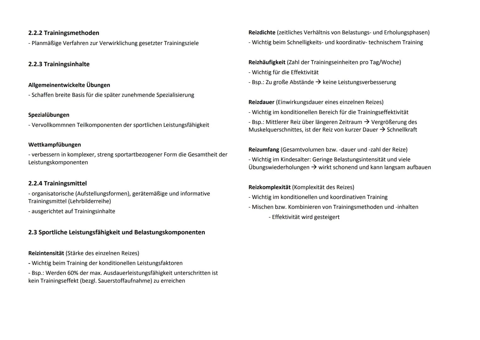1. Biologische Gesetzmäßigkeiten
1.1 Adaption und Superkompensation
- Planung und Durchführung eines Training nur gezielt und
leistungsoptim