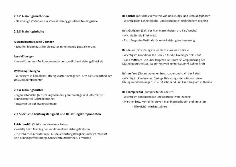1. Biologische Gesetzmäßigkeiten
1.1 Adaption und Superkompensation
- Planung und Durchführung eines Training nur gezielt und
leistungsoptim