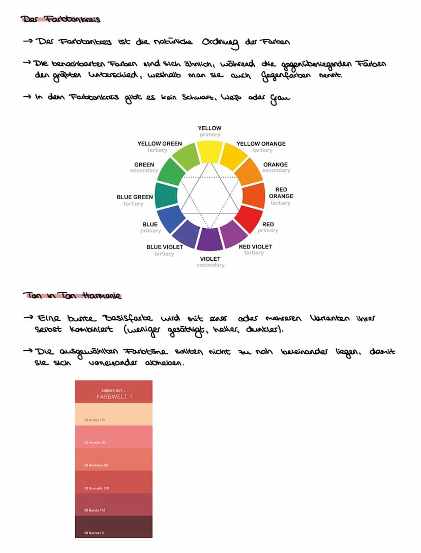Komplementar kontrast
→ Ein Komplementärkontrast ensteht, wenn
gegenüberliegende Farben ergänzen.
→ Wenn zwei zusammengehörige Komplementärf