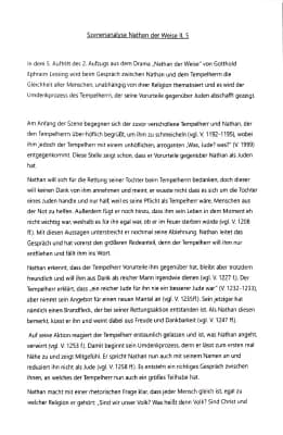 Know Nathan der Weise Szenenanalyse 2,5 thumbnail