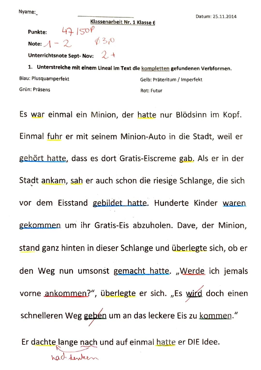 Spaß mit Zeitformen und Pronomen: Übungen für Klasse 5 bis 7