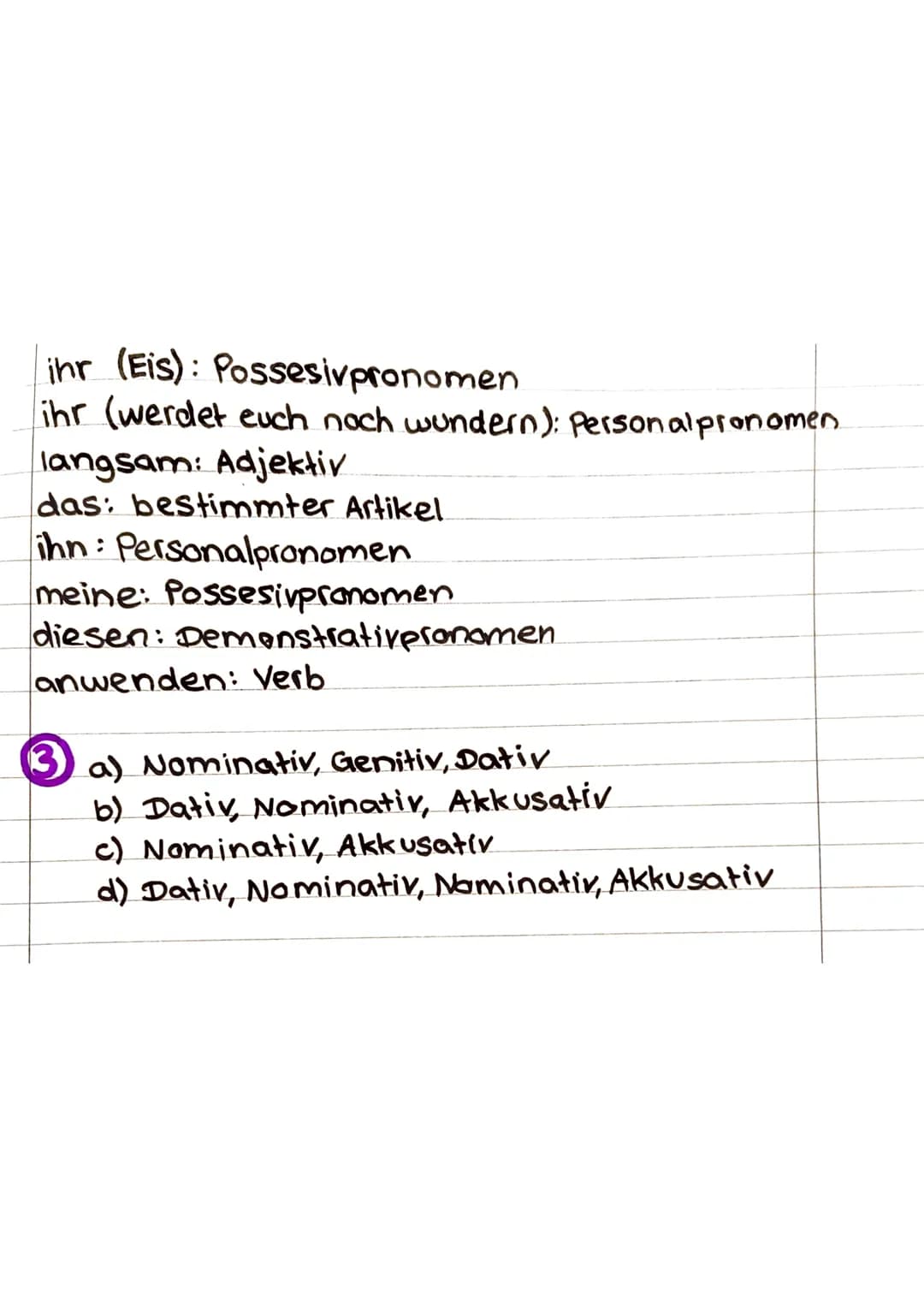 Nyame:_
Klassenarbeit Nr. 1 Klasse 6
Punkte:
Note: 1-2
47150P
Datum: 25.11.2014
83,0
Unterrichtsnote Sept- Nov: 2+
1. Unterstreiche mit eine