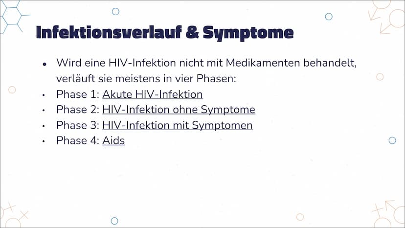 정
Aids
HIV
Von Marie Übersicht
AIDS Ausbruch
Bedeutung
1.
2.
3. Infektion
4. Infektionsverlauf & Symptome
5. Latenzphase
6. AIDS-Phase
7.
8.