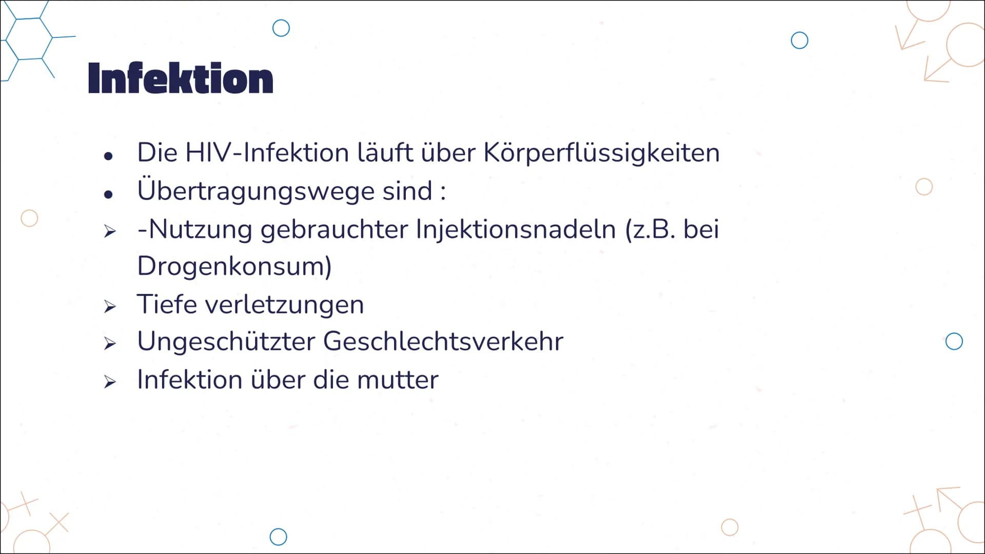 정
Aids
HIV
Von Marie Übersicht
AIDS Ausbruch
Bedeutung
1.
2.
3. Infektion
4. Infektionsverlauf & Symptome
5. Latenzphase
6. AIDS-Phase
7.
8.
