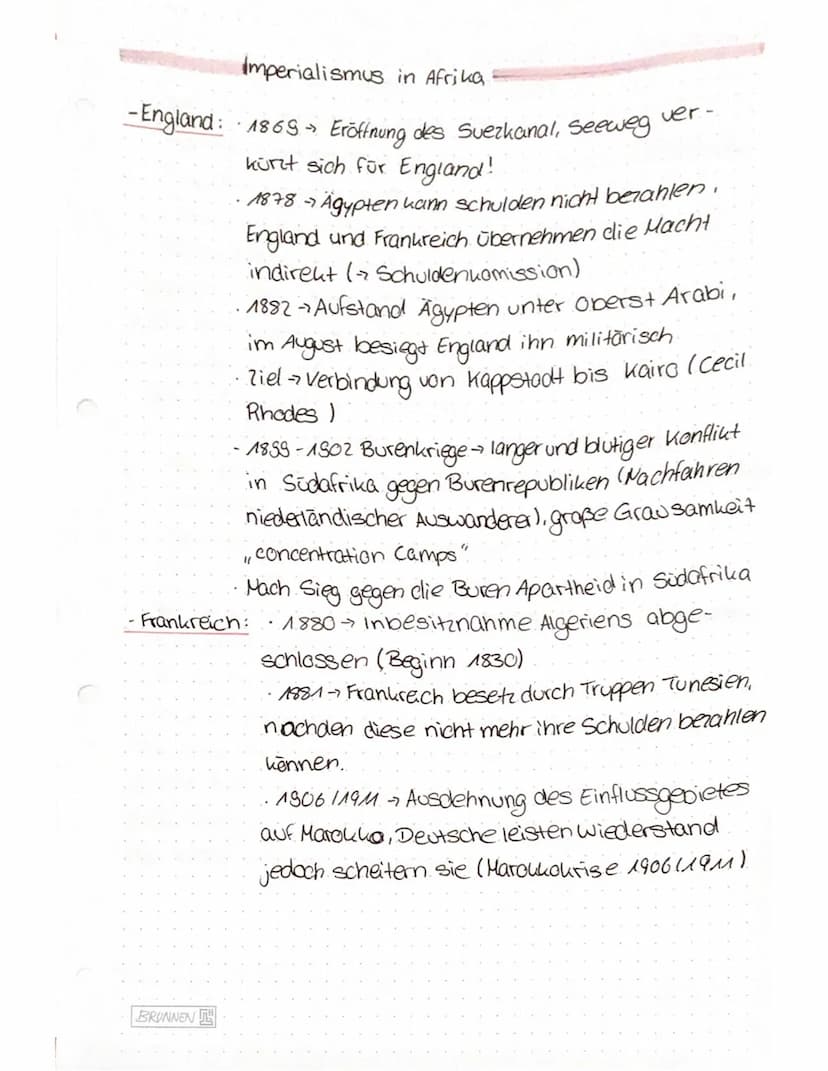 IMPERIALISMUS
• 1872: Dreikaiserabkommen (Deutschlanel, Russland.
und Österreich)
Bündnispolitik
→
Erhaltung des Friedens, politische Absich