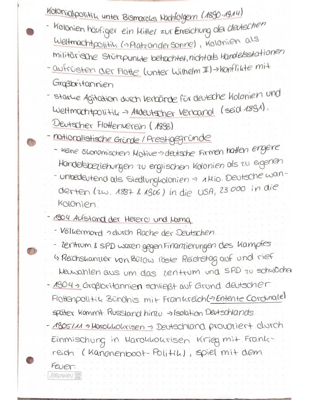 IMPERIALISMUS
• 1872: Dreikaiserabkommen (Deutschlanel, Russland.
und Österreich)
Bündnispolitik
→
Erhaltung des Friedens, politische Absich