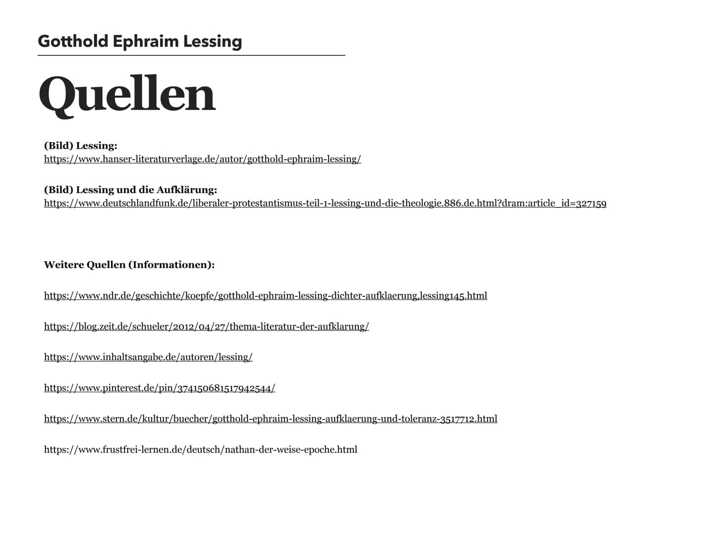 Ausarbeitung
Klasse 9
Gotthold
Ephraim
Lessing Gotthold Ephraim Lessing
Lebenslauf
Lessing ist am 22.01.1729 im Kamenz geboren. Er war eines