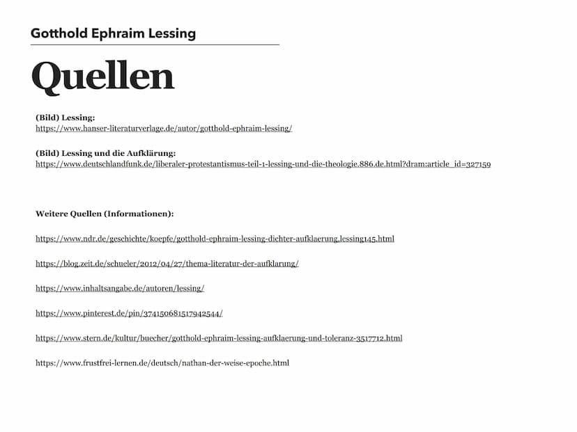Ausarbeitung
Klasse 9
Gotthold
Ephraim
Lessing Gotthold Ephraim Lessing
Lebenslauf
Lessing ist am 22.01.1729 im Kamenz geboren. Er war eines