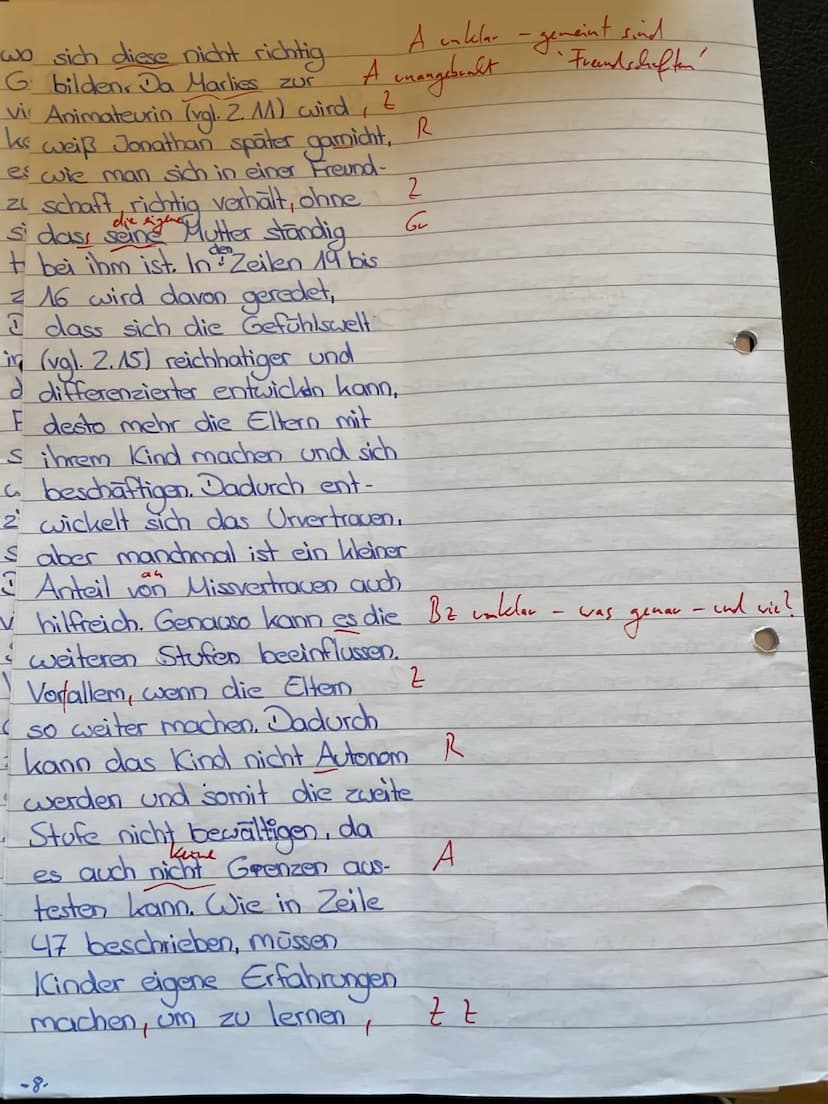 10
15
20
25
30
5
Pädagogik LK QI
1. Klausur
Freud /Erikson
Gesamtschule
30.09.2020
Aufgabenstellung:
1. Formulieren Sie den Hauptgedanken de