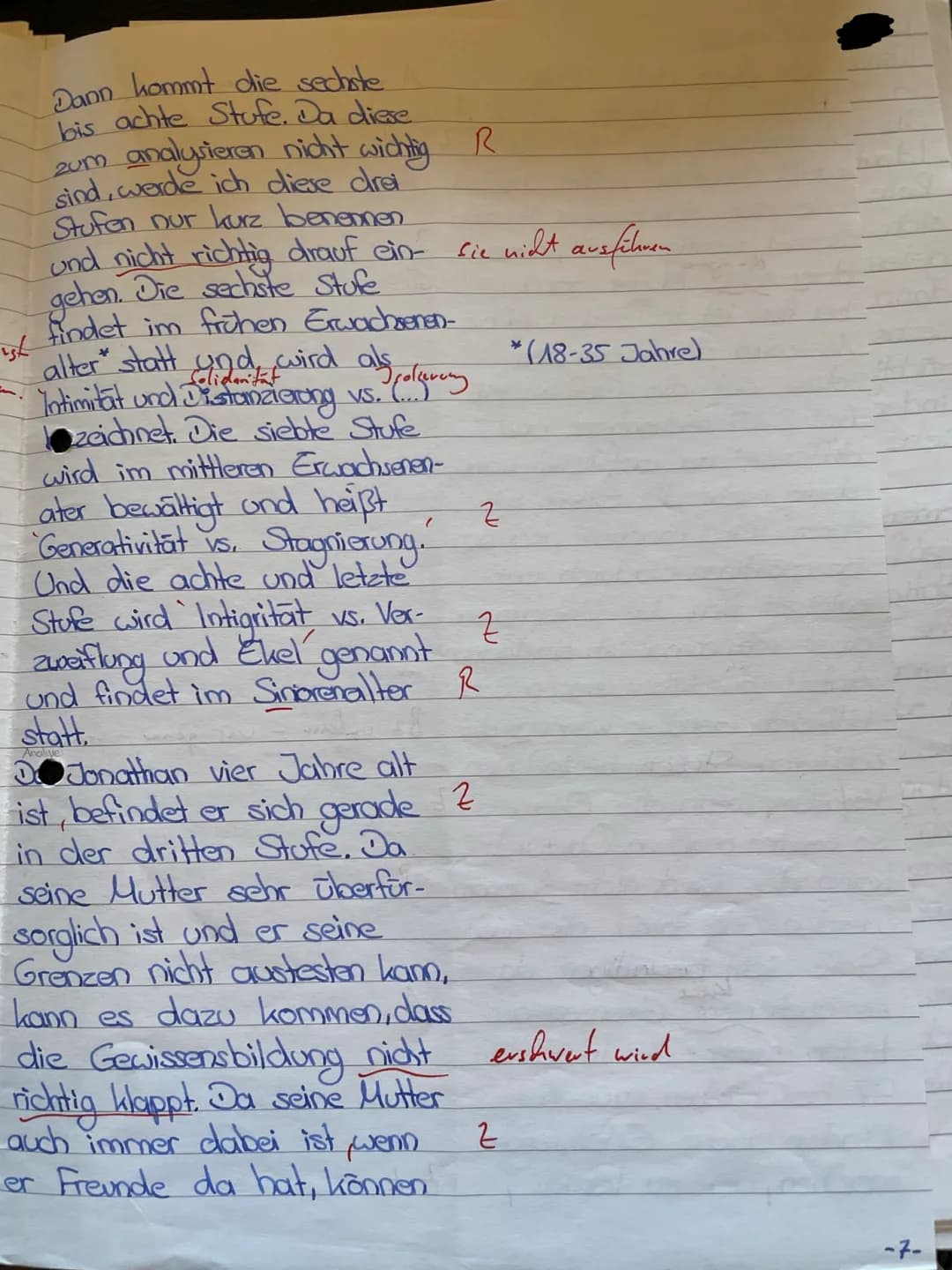 10
15
20
25
30
5
Pädagogik LK QI
1. Klausur
Freud /Erikson
Gesamtschule
30.09.2020
Aufgabenstellung:
1. Formulieren Sie den Hauptgedanken de